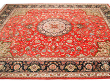 Carica l&#39;immagine nel visualizzatore di Gallery, Original Hand Made Carpets CM 300x250 Tabriz Misto seta 60Raj

