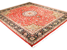 Lade das Bild in den Galerie-Viewer, Original Hand Made Carpets CM 300x250 Taabriz Misto seta 60Raj
