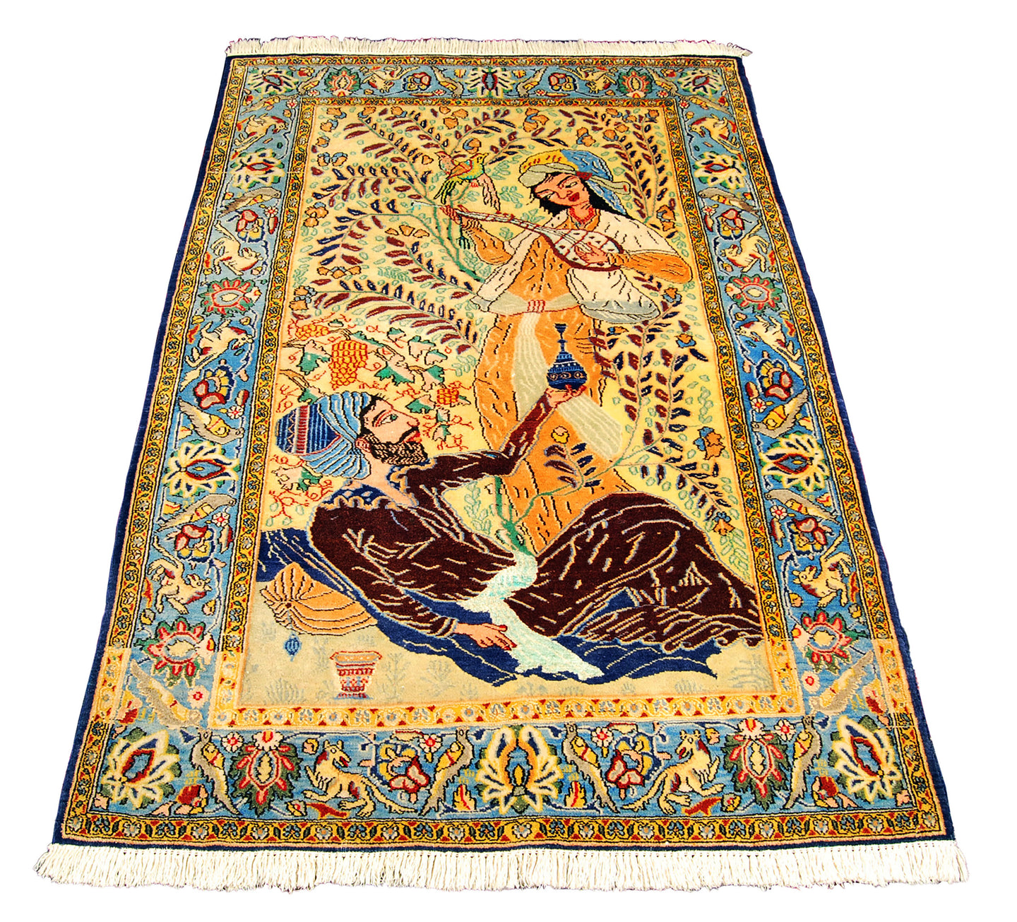 tappeto Quom Original Hand Made Carpets CM 165x108