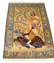 Load image into Gallery viewer, tappeto Quom Original Hand Made Carpets CM 165x108
