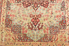 Load image into Gallery viewer, 220x142 CM Kirman Ravar Lavar Fimato fratelli Castelli 1870 

