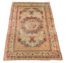 Lade das Bild in den Galerie-Viewer, 220x142 CM Kirman Ravar Lavar Fimato fratelli Castelli 1870 
