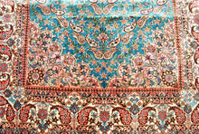 Carica l&#39;immagine nel visualizzatore di Gallery, Tappeto Carpet Tapis Teppich Alfombra Hereke Cina CM 154x93
