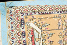 Carica l'immagine nel visualizzatore di Gallery, 62x40 Cm Antico Tappeto Hereche / Hereke in seta 100%
