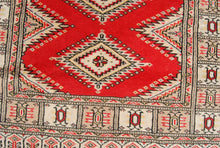 Carica l'immagine nel visualizzatore di Gallery, Kashmir Wool Passatoia Carpet CM 300x80 Pakistan Color Rosso
