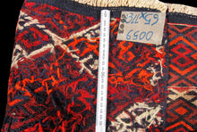 Carica l'immagine nel visualizzatore di Gallery, Original Hand Made Rustic Kilim / Cicim Afganistan Origin CM 118x65
