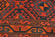 Carica l&#39;immagine nel visualizzatore di Gallery, Original Hand Made Rustic Kilim / Cicim Afganistan Origin CM 118x65
