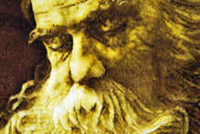 Carica l'immagine nel visualizzatore di Gallery, Tappeto Autentico Originale Annodato Figurativo Michelangelo Buonarroti 65x52
