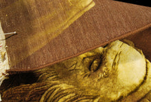 Load image into Gallery viewer, Tappeto Autentico Originale Annodato Figurativo Michelangelo Buonarroti 65x52

