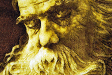 Carica l&#39;immagine nel visualizzatore di Gallery, Tappeto Autentico Originale Annodato Figurativo Michelangelo Buonarroti 65x52
