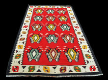 Carica l'immagine nel visualizzatore di Gallery, Kilim Tappeto Carpet Tapis Teppich Alfombra Rug Tapiet Turco CM 237x150
