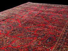Load image into Gallery viewer, Tappeto Antico Sarokh Amerika Mohajeran USA 606x341 CM

