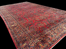 Load image into Gallery viewer, Tappeto Antico Sarokh Amerika Mohajeran USA 606x341 CM
