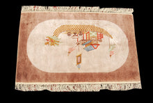 Carica l&#39;immagine nel visualizzatore di Gallery, Tappeto Carpet Tapis Teppich Alfombra Rug Pekin Silk 100% (Hand Made) 120x72 CM 
