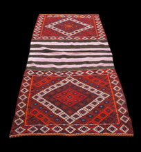Carica l&#39;immagine nel visualizzatore di Gallery, Original Hand Made Rustic Kilim / Cicim Afganistan Origin CM 210x110
