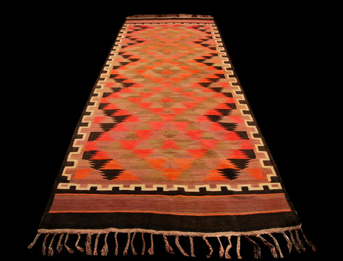 Original Hand Made Rustic Kilim / Afganistan Origin CM 370x142