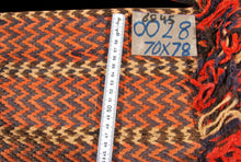 Carica l'immagine nel visualizzatore di Gallery, Original Hand Made Rustic Kilim / Afganistan Origin CM 78x70
