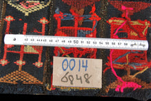 Carica l&#39;immagine nel visualizzatore di Gallery, Original Hand Made Rustic Kilim / Afganistan Origin CM 40x20
