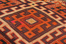 Carica l&#39;immagine nel visualizzatore di Gallery, Original Hand Made Rustic Kilim / Afganistan Origin CM 100X84
