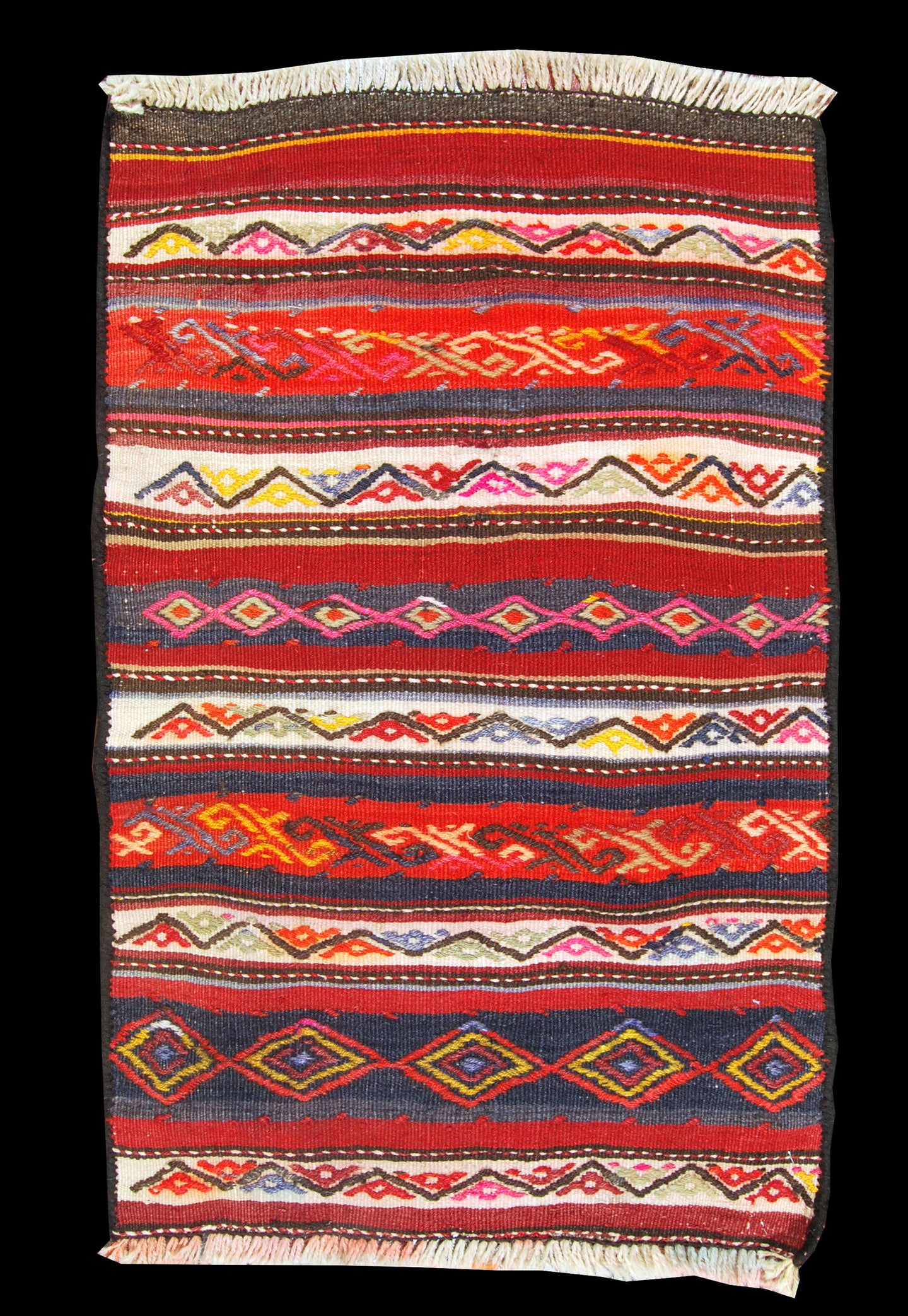 Original Hand Made Rustic Kilim / Afganistan Origin CM 81x51