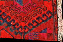 Carica l'immagine nel visualizzatore di Gallery, Original Hand Made Rustic Kilim / Afganistan Origin CM 60x54
