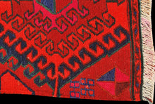 Lade das Bild in den Galerie-Viewer, Original Hand Made Rustic Kilim / Afganistan Origin CM 60x54
