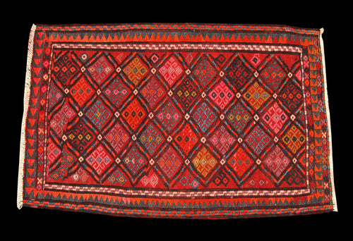 99x64 CM Autentio kilim originale fatto a mano Stile classico - Facile da pulire