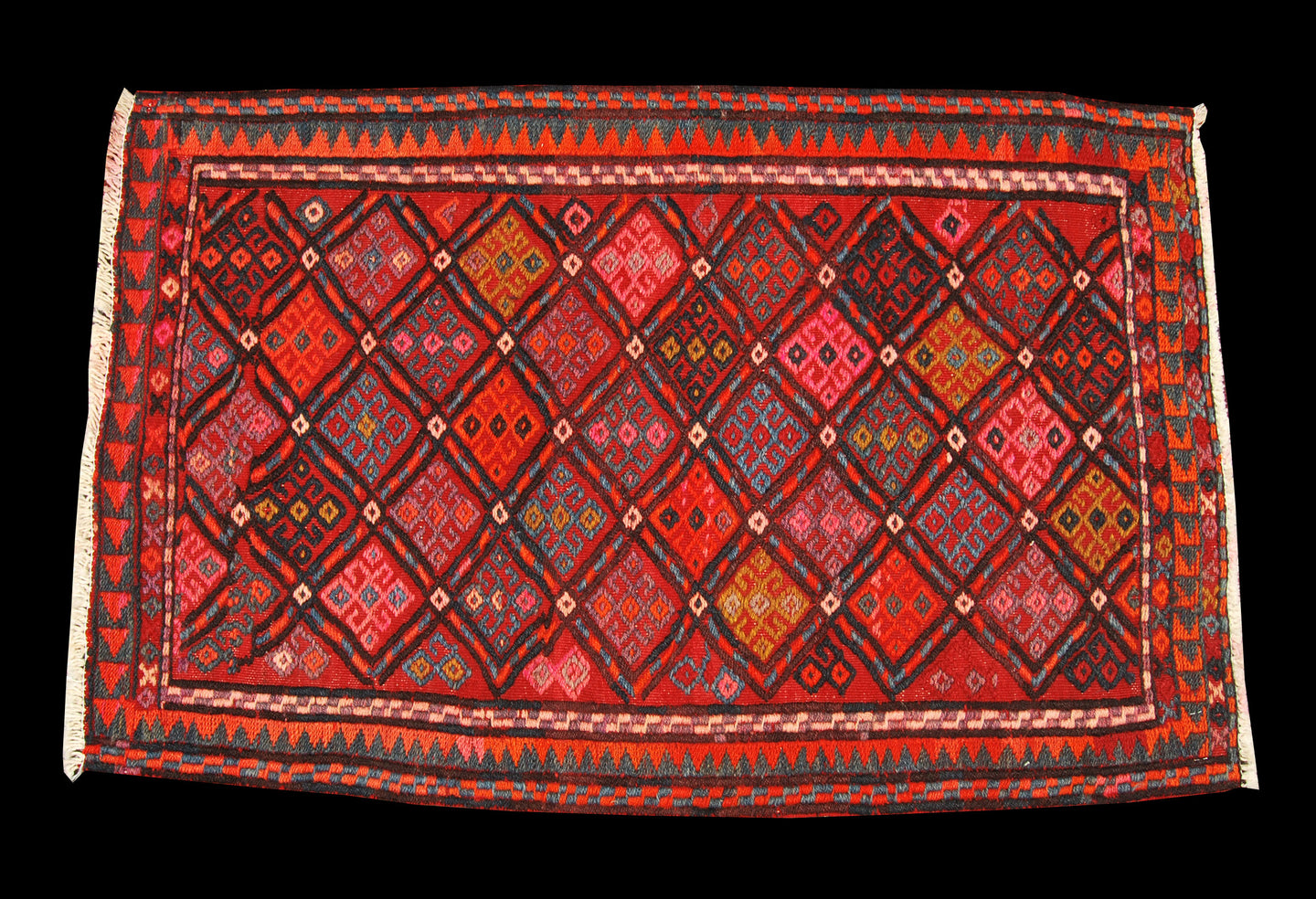 130x82 CM Autentio kilim originale fatto a mano Stile classico - Facile da pulire