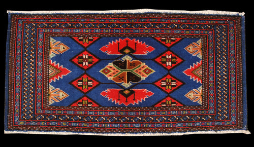 Turcomenestan Original Authentic Hand Made Carpet 104x50 CM