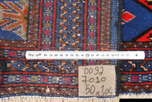 Carica l&#39;immagine nel visualizzatore di Gallery, Turcomenestan Original Authentic Hand Made Carpet 104x50 CM
