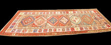 Carica l'immagine nel visualizzatore di Gallery, Antique Hand made Antique Kazak / Shirvan Caucasic Carpets CM 260x110
