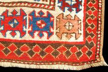 Carica l'immagine nel visualizzatore di Gallery, Antique Hand made Antique Kazak / Shirvan Caucasic Carpets CM 260x110
