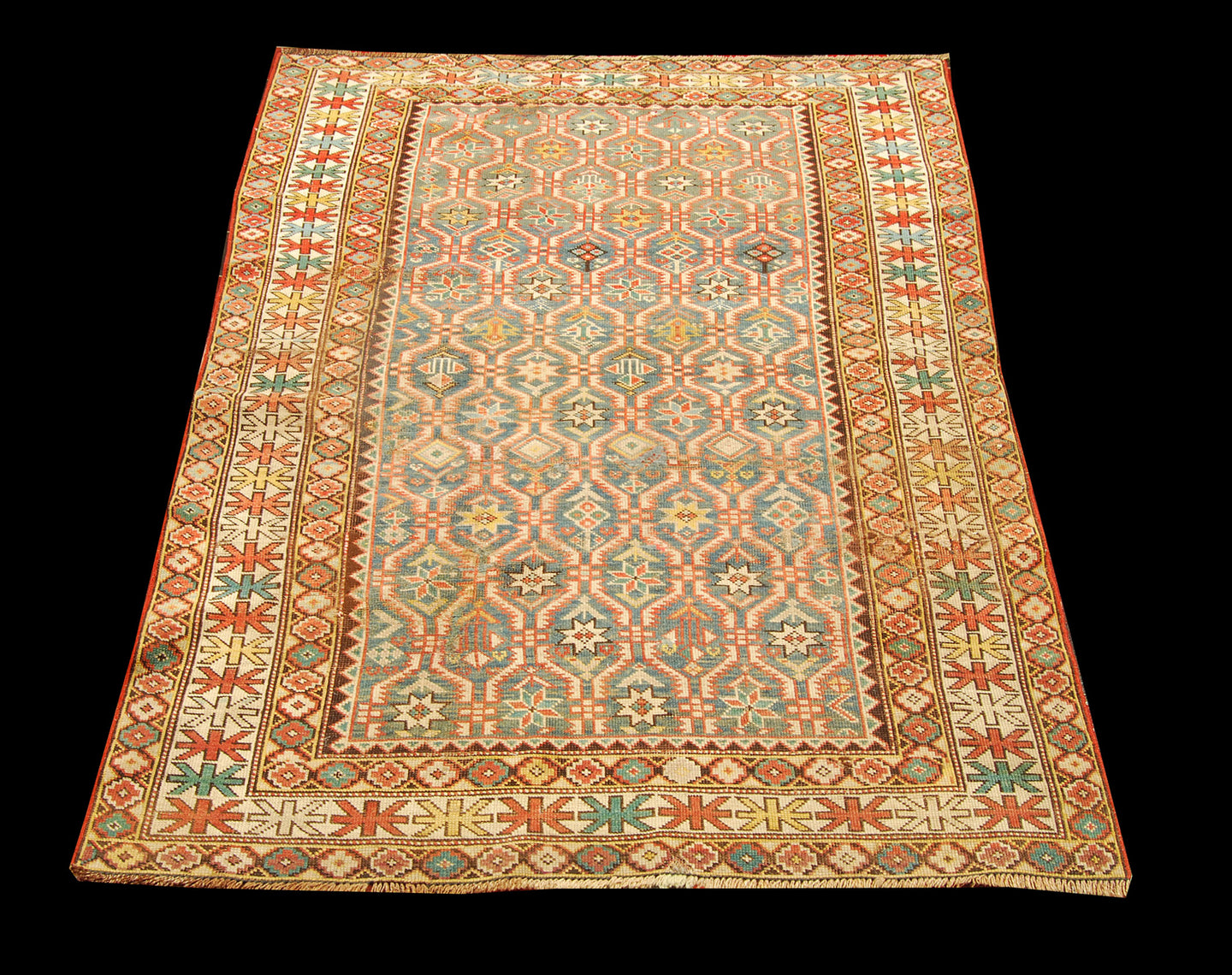 Hand made Antique Kazak / Shirvan Caucasic Carpets CM 146x105