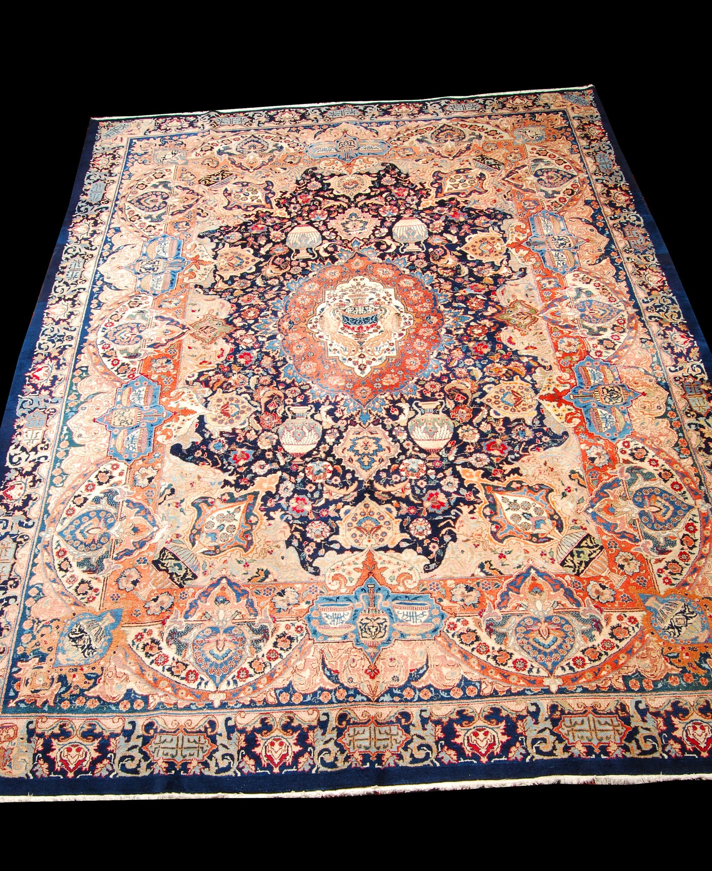 400x306 Cm Kashmar Mashad Original Hand Made Carpets 