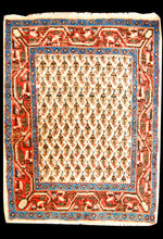 Carica l&#39;immagine nel visualizzatore di Gallery, Ancient Antique Original Hand Made Carpets Tapis Teppich CM 75x55
