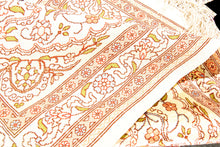 Lade das Bild in den Galerie-Viewer, Antico Tappeto Hereche / Hereke in seta 100% Misura 122x74
