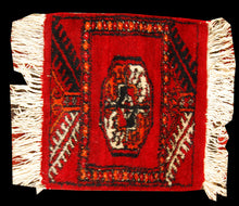 Lade das Bild in den Galerie-Viewer, Tappeto Autentico Originale Annodato a Mano Kashmir Pakistan 30x30 CM
