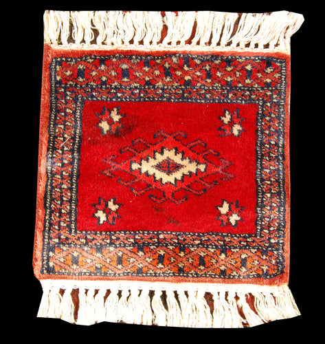 Tappeto Autentico Originale Annodato a Mano  30x30 CM