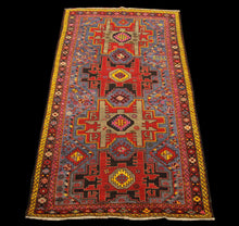 Carica l&#39;immagine nel visualizzatore di Gallery, Hand made Antique Kazak / Shirvan/ Caucasic Carpets 260x150 CM
