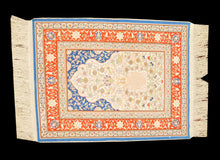 Carica l'immagine nel visualizzatore di Gallery, Antico Tappeto Storico Hereche / Hereke in seta 100% Misura 92x63 Turkey
