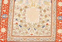 Lade das Bild in den Galerie-Viewer, Antico Tappeto Storico Hereche / Hereke in seta 100% Misura 92x63 Turkey
