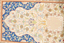 Lade das Bild in den Galerie-Viewer, Antico Tappeto Storico Hereche / Hereke in seta 100% Misura 92x63 Turkey
