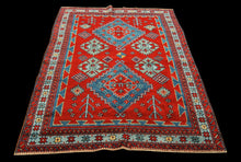 Lade das Bild in den Galerie-Viewer, Hand made Antique Kazak / Shirvan /  Caucasic Carpets CM 175x130
