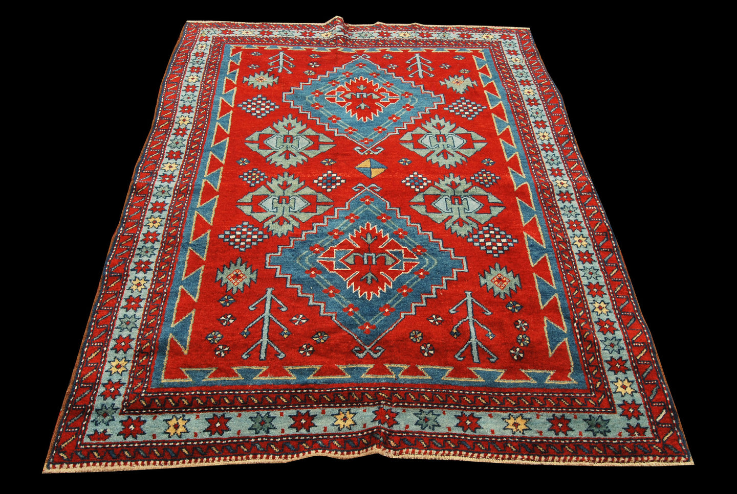 Hand made Antique Kazak / Shirvan /  Caucasic Carpets CM 175x130