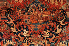 Carica l&#39;immagine nel visualizzatore di Gallery, Tappeto Teppich Originale kashmar Hand Made Carpets CM 390x289
