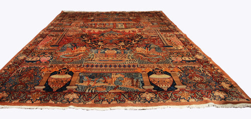 Tappeto Teppich Originale kashmar Hand Made Carpets CM 390x289