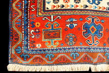 Lade das Bild in den Galerie-Viewer, Antique Hand made Antique Kazak / Shirvan Caucasic Carpets 130x85 CM 
