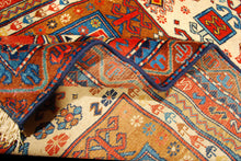 Carica l'immagine nel visualizzatore di Gallery, Antique Hand made Antique Kazak / Shirvan Caucasic Carpets 130x85 CM 
