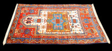 Carica l'immagine nel visualizzatore di Gallery, Antique Hand made Antique Kazak / Shirvan Caucasic Carpets 130x85 CM 
