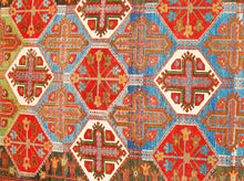 Carica l&#39;immagine nel visualizzatore di Gallery, Bakhtyaty Ancient Antique Original Hand Made Carpets Tapis Teppich CM 230x135
